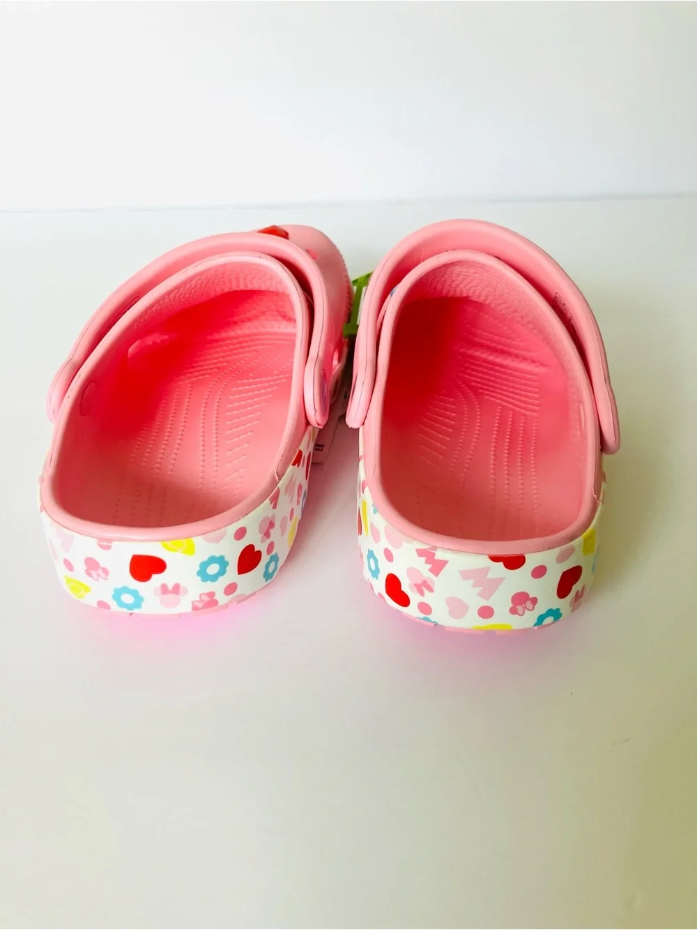 New Girls Sz 1 Crocs Disney Minnie Mouse Pink
